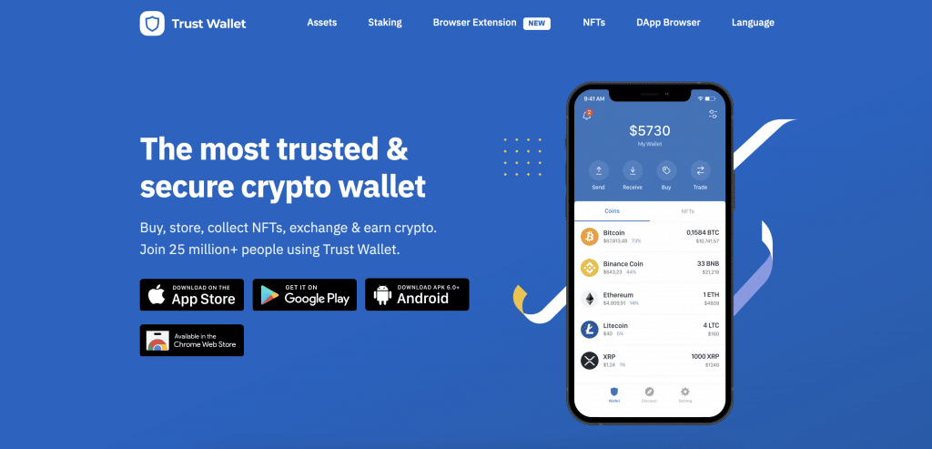 Metamask vs Trust wallet - trust wallet homepage